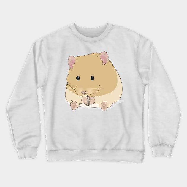 Noodle the Hammy Crewneck Sweatshirt by Nevervand